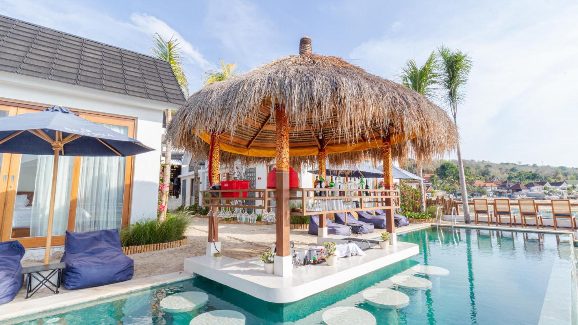 Segara Seaside Resort Lembongan Exteriör bild